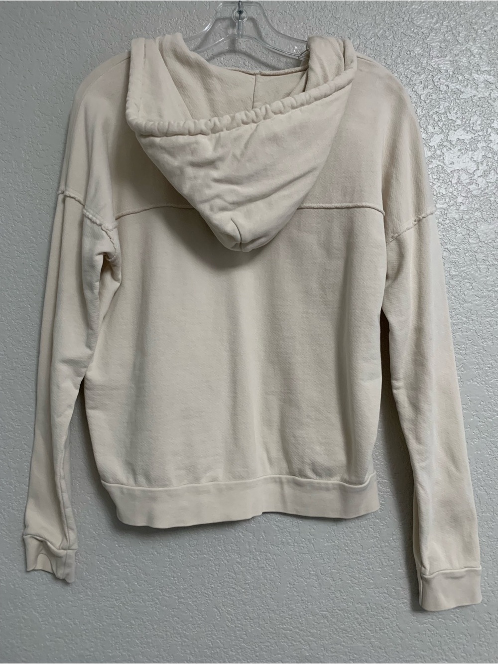 Mate The Label 1/4 Zip Hoodie Sweatshirt Womens S Organic Cotton French Terry - Picture 2 of 15